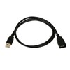 Monoprice 3-Feet USB 2.0 A Male to A Female Extension