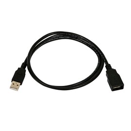 Monoprice 3-Feet USB 2.0 A Male to A Female Extension 28/24AWG Cable (Gold Plated) (105432)