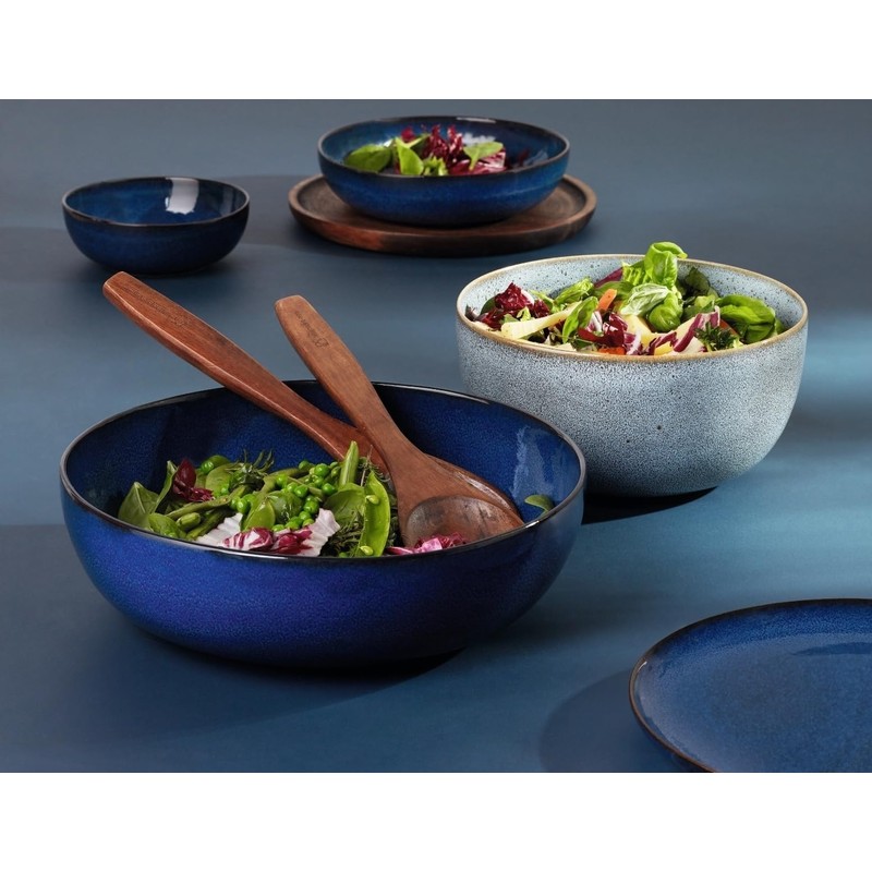 ASA 27200118 Seasons Denim Plate Oval 28.5 x 16 cm