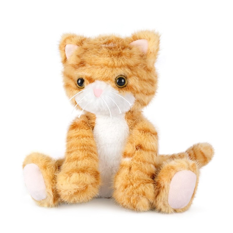 SuzziPals Heatable & Coolable Orange Cat Stuffed Animal, Cat Heating