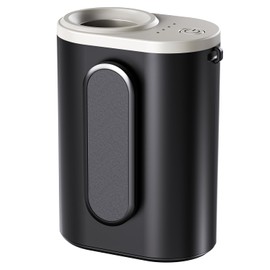 Minlebao Personal Portable Waist Fan, 4 Speed 18000RPM Brushless Motor, Neck Fans That Blow Cold Air Up to 20H Workingtime, Compact Wearable Belt Fan for Camping Travel Jobsite-Black