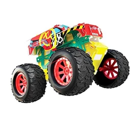Revell 50316 Monster Truck Demo Derby, Toy Car 1:32 with Jumping Jump, Hot Wheels Maker, Assemble and Drive, with Pull Back Motor, Red