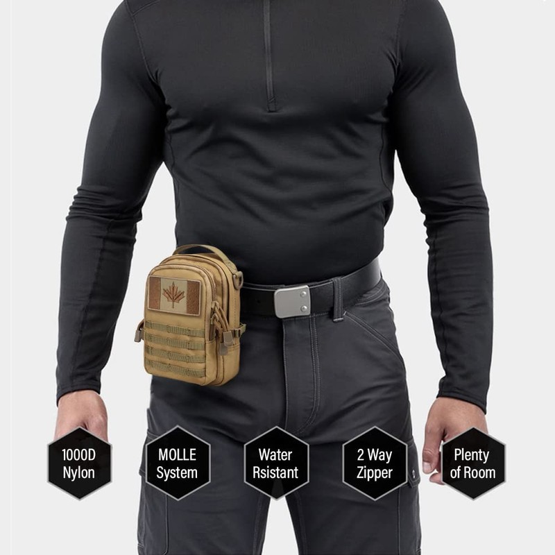WYNEX Tactical Molle Pouch Small, EDC Utility Pouch Tactical Tool