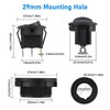 Linkstyle 4Pcs 12V Rocker Switch, Waterproof 20A SPST ON/OFF Round