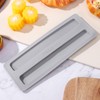 Cabilock Silicone Toaster Cover Toaster Top Protective Cover Grey Bread