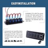 GGTA Rocker Switch Panel Waterproof with 4.8 Amp Dual USB