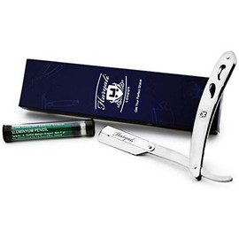 Haryali London Men's Straight Razor Stainless Steel in Designer Box for Perfect and Deep Shave