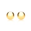 CARISSIMA Women's 9 ct Yellow Gold 4 mm Ball Polished Stud Earrings