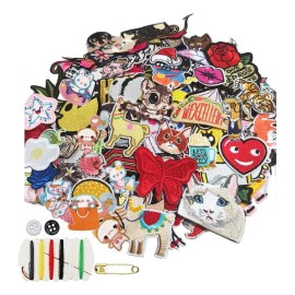 Dolores 50 Parches Bordados Para Ropa Planchar Bricolaje Repa Niños