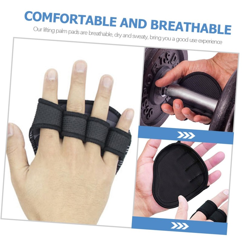 BESPORTBLE 3 Pairs Gym Gloves for Weightlifting Palm Pads Lifting