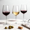 SHYRC Wine Glasses Set of 8, 15 oz Red or