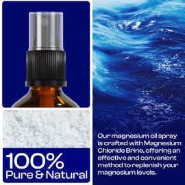 SADOWAY Magnesium Oil Spray: Pure Magnesium Oil Spray can Soften The Skin Relieve Dry Skin Quickly Absorb Into The Skin Suitable for All Skin Types