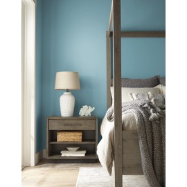 KILZ TRIBUTE Paint & Primer, Interior, Eggshell, Dusty Turquoise, 1 Gallon