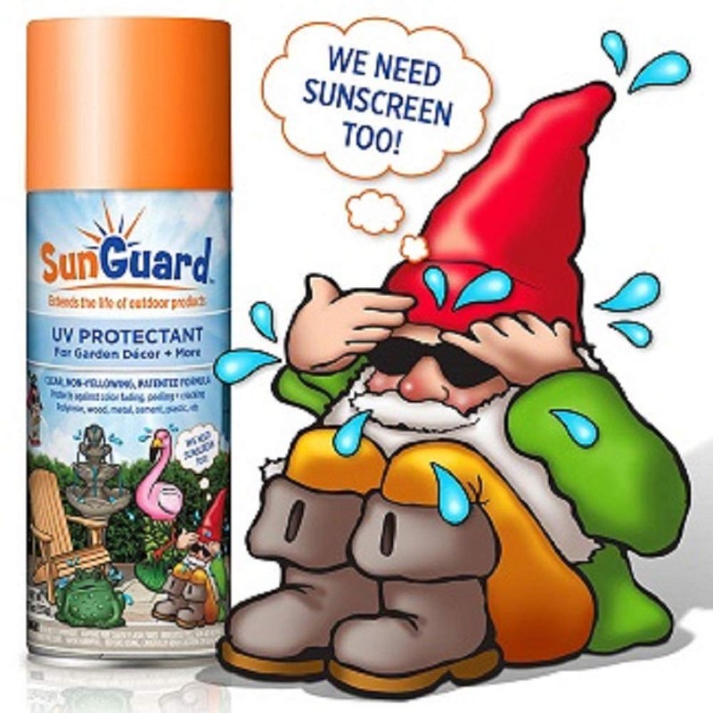SUNGUARD UV Protectant Spray for Outdoor Decor & Fabric Prevents