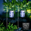 Mason Jar Solar Lights 30 LED,10 Pack Hanging Solar Mason