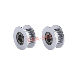 GBA-SZC GT2 Idler Pulley 20 Teeth Bore 5mm for 3D Printer 6mm Width GT2 Timing Belt. (10pcs)