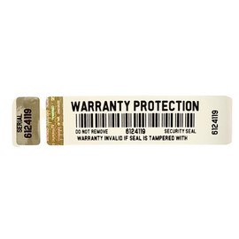 Warranty Void Tamper-Evident Security Labels with Hologram X 100