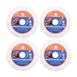 Multi Saw Blade Cutting Disc 125 mm Pack of 2 BRSCHNITT Angle Grinder for Laminate Wood Plastic Nail Proof