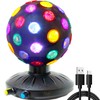 Spinning Disco Ball LED Night Light Projector 360° Rotary Speed/Brightness