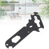 Black Multitool with 14 in 1 Separate Rigger Tools Steel