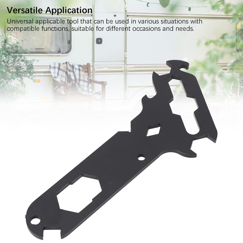Black Multitool with 14 in 1 Separate Rigger Tools Steel