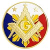 AMITER Masonic Laple Pins, Freemasons Square & Compass Tie Tacks