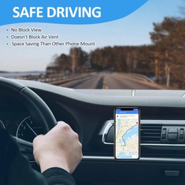 Shudyear 2 Pack Magnetic Phone Holder for Car,Includes a Car Phone Holder with Four Metal Plates,360 Degree Rotatable,Fits Most Smartphones