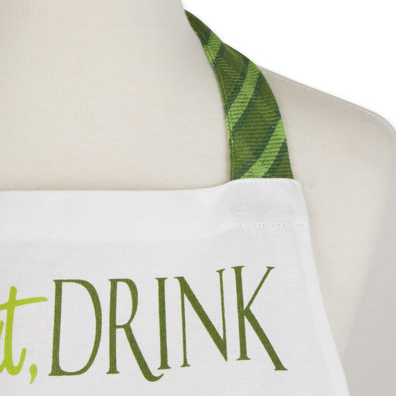 DII Celebrate St. Patrick's Day Kitchen Collection, Apron, Eat Drink