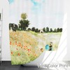 Berkin Arts Bathroom Shower Curtain Set with Landscape Art Design