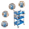 Beauty Trolley Cart with Wheels, 3 Tier Esthetician Cart Spa