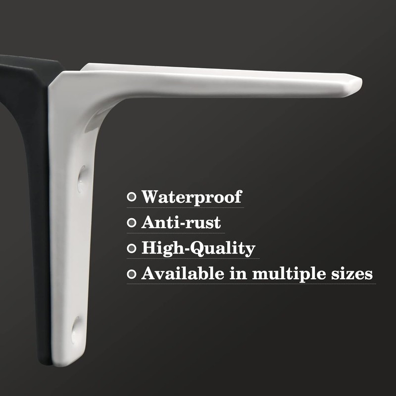 DERDOUT 4 Pcs Shelf Bracket Corner Brace Angle Bracket Shelf