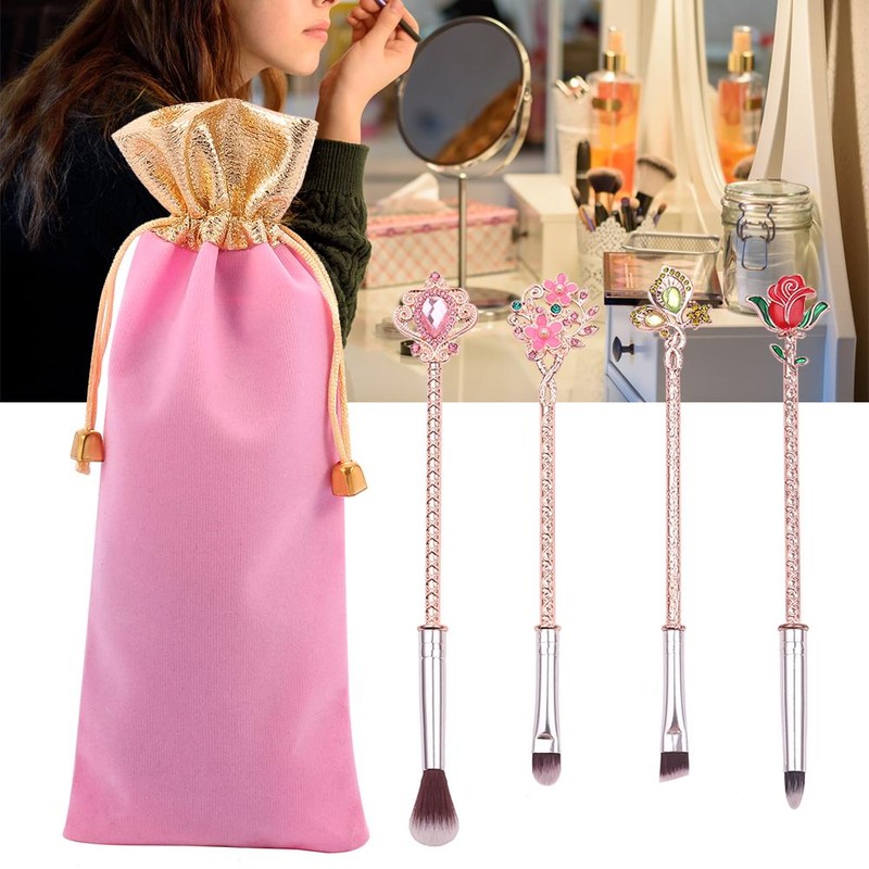Makeup Brush Set Beauty And Beast Rose Makeup Brushes Set