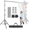 EMART Photo Backdrop Stand kit, 10 x 10 ft Back