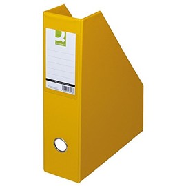 Q Connect A4 76 mm KF16214 Magazine File – Yellow