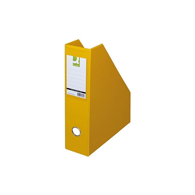 Q Connect A4 76 mm KF16214 Magazine File – Yellow