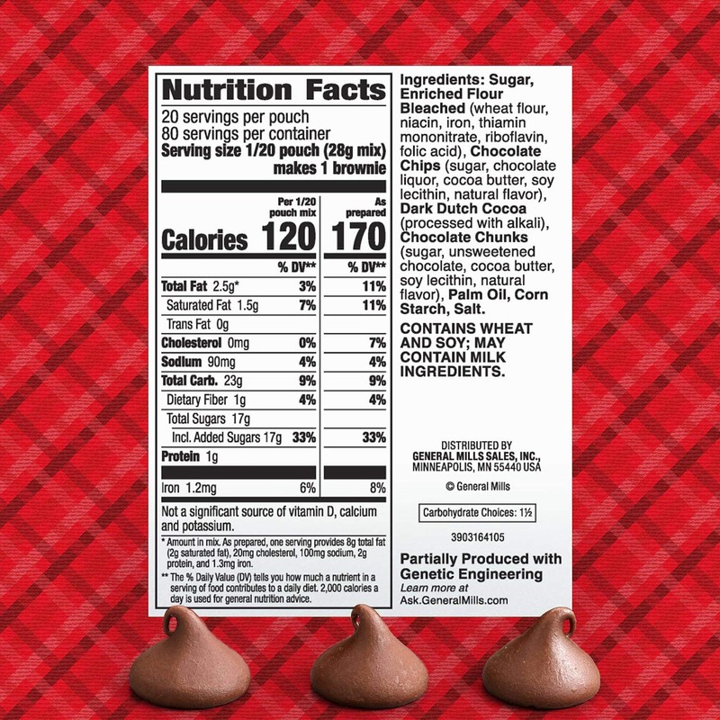 Betty Crocker's Hershey's Triple Chocolate Brownie Mix (20 oz. ea.,