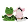 nasissant papetto Puppet Frog Cow Set of 2 Puppet Frog Cow