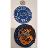 Unbranded (2)- Detroit Lions Embroidered Iron On Patches 3.25”x 3.25”