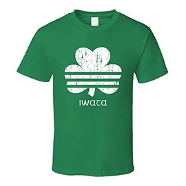 Iwata Irish Shamrock Parody St Patrick's Day Family Reunion Distressed T Shirt