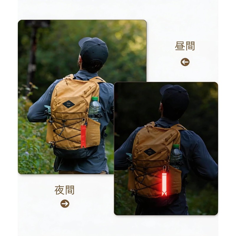 Yansolyn car or bicycle light reflects strongly and greatly improves