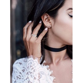 4 Pcs Dinosaur Rings for Girls Cute Silver Tyrannosaurus, Triceratops, Stegosaurus Rings Stackable Rings for Women (4pcs)