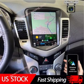 Car Apple Carplay Radio Android 13 For Chevy Cruze 2009-2015 GPS Stereo w/Camera