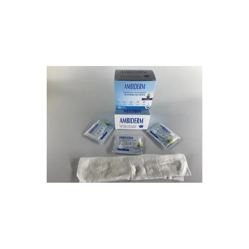 Toallitas Húmedas Antibacterial Ambiderm C/160pz ( 10 Cajas)