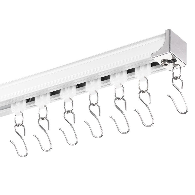 VEVOR Ceiling Curtain Track Set, 11.8 FT/3.6 Meter, Sliding Ceiling