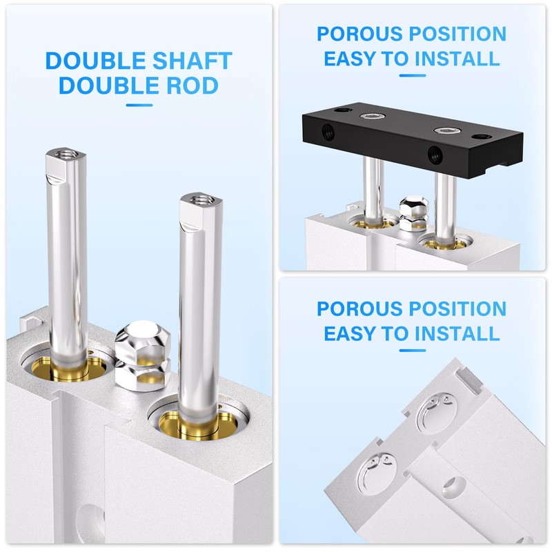 TAILONZ PNEUMATIC TN25-50 Double Bar Double Acting Aluminium Compressed Air