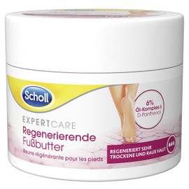 Scholl Expertcare Regenerating Foot Butter for Very Dry and Rough Skin with 6% Oil Complex and D-Panthenol Dermatologically Tested 150 ml