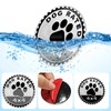 Dogs Badge Rated Car Emblem, 4 x 4 Metal Automotive