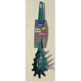 Ekco Pasta Server Spoon Green Nylon 10.75" High Temp USA New With Tag