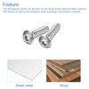 sourcing map Hex Socket Self Tapping Screws, M5 x 16mm