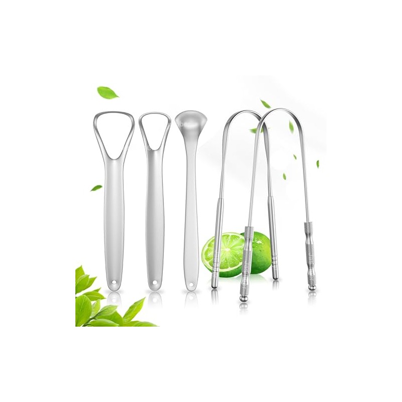 Jasinber Set de 5 Limpiador de Lengua